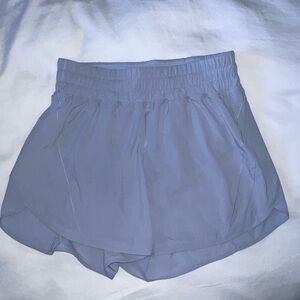 Lululemon 5” Track That Mid-Rise Lined Shorts - Light Blue